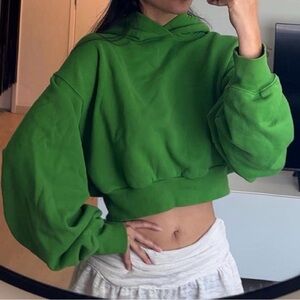 Excellent condition TNA cropped hoodie